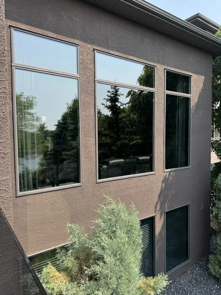 Clean exterior windows on a residential property