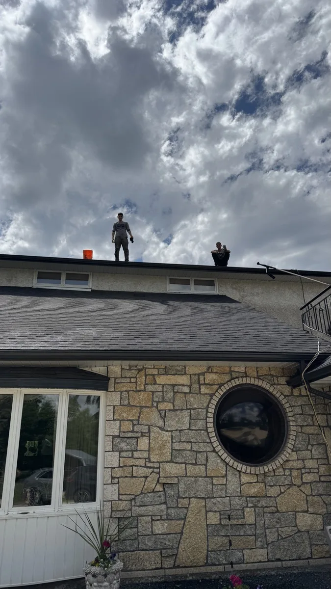 Gutter Cleaning work on a South Florida property