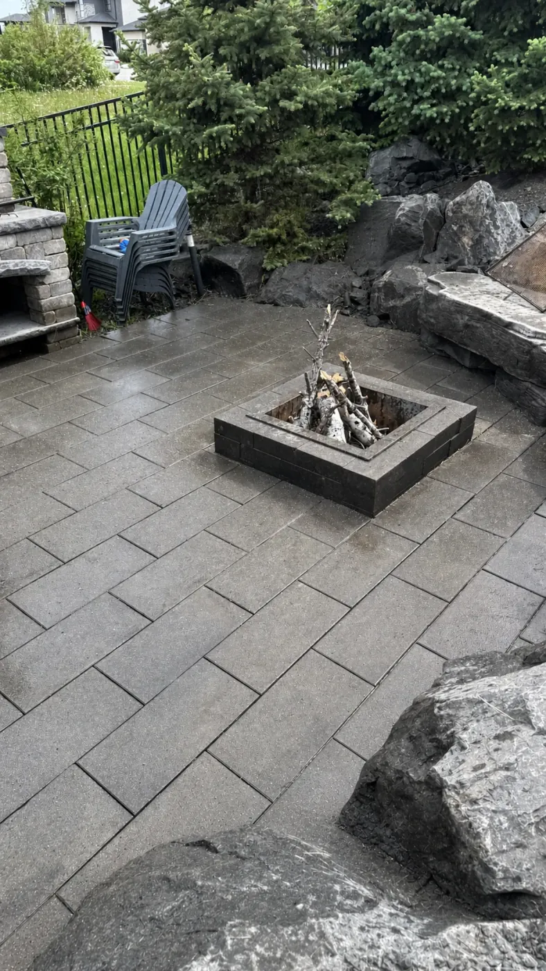 Paver Sealing work on a South Florida property